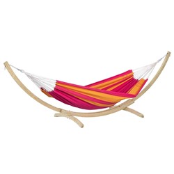 Komplet Star Set Stojalo Amazonas Kronos + Viseča Mreža Santana Pink