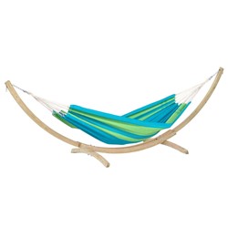 Komplet Star Set Stojalo Amazonas Kronos + Viseča Mreža Santana Green