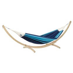 Komplet Star Set Stojalo Amazonas Kronos + Viseča Mreža Santana Blue