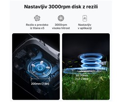 Robotska kosilnica ANTHBOT GENIE 600E, brez žice, 900m2, RTK GPS, 3DVision, APP