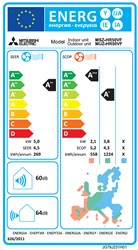 Klimatska naprava Mitsubishi MSZ-HR50VF / MUZ-HR50VF z vključeno montažo