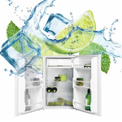 Hladilnik z zamrzovalnikom MANTA MM520P, podpultni, 91L, 6-stopenj temperature,w