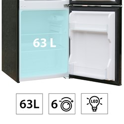 Kombinirani hladilnik z zamrzovalnikom MANTA MM545D, 88L, 6-stopenj temperature