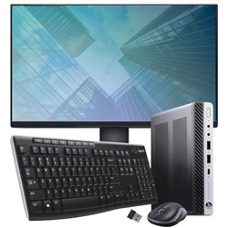Rač. komplet HP EliteDesk 800 G4 DM, i7 8700T, 8GB,256GBSSD, Win 11 Home