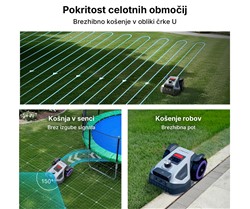 Robotska kosilnica ANTHBOT M5 LiDAR, brez žice, 500m2, 360° LiDAR + Dual Vision