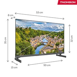 TV sprejemnik THOMSON 24HQG3S15CW QLED TV, 61cm, HD, Google TV, 220+12V, WiFi