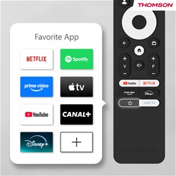 TV sprejemnik THOMSON 24HQG3S15CW QLED TV, 61cm, HD, Google TV, 220+12V, WiFi