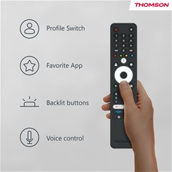 TV sprejemnik THOMSON 24HQG3S15CW QLED TV, 61cm, HD, Google TV, 220+12V, WiFi