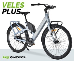 Električno kolo MS ENERGY VELES PLUS, 250W motor, 360Wh baterija, LCD, zlato