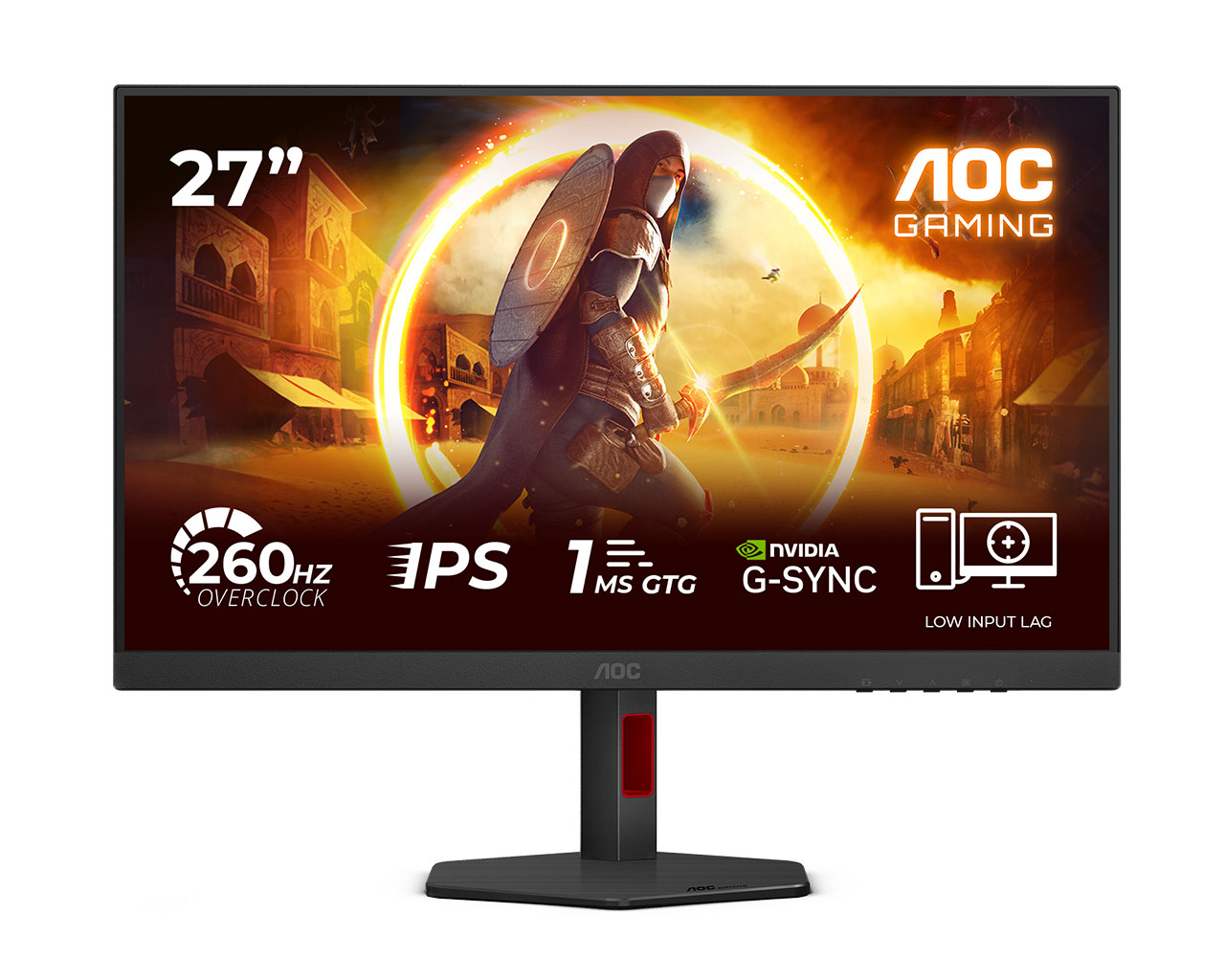 Gaming monitor AOC 27G4ZR 27 FHD 260Hz OC FIPS 0.3ms