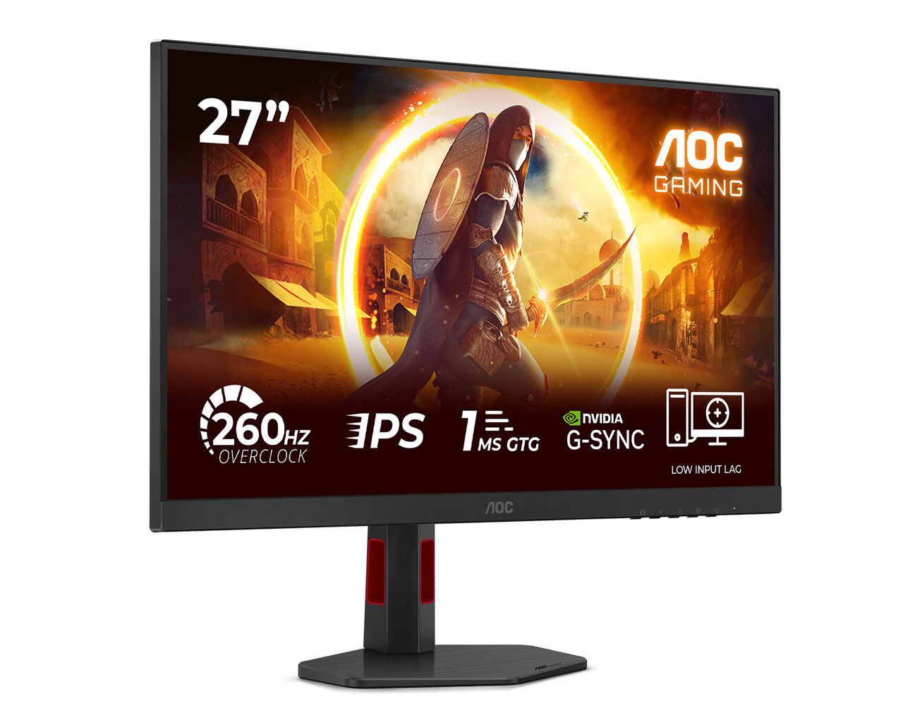Gaming monitor AOC 27G4ZR 27 FHD 260Hz OC FIPS 0.3ms
