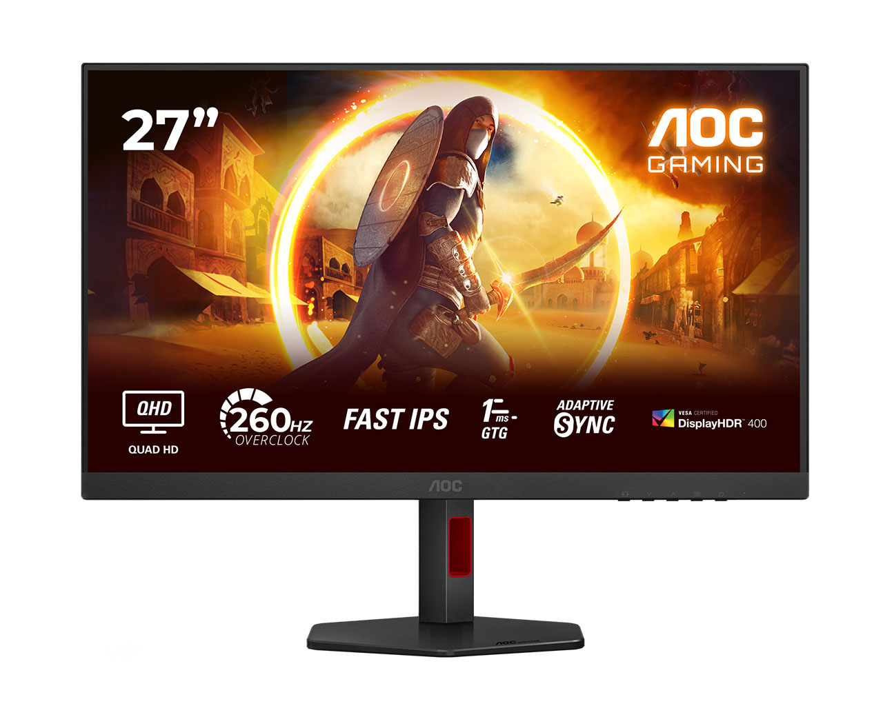 Gaming monitor AOC Q27G4ZR 27 QHD 260Hz OC Fast IPS 0.3ms