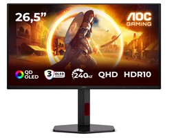 QD-OLED gaming monitor AOC Q27G4ZDR 26.5 240Hz 0.03ms HDR10