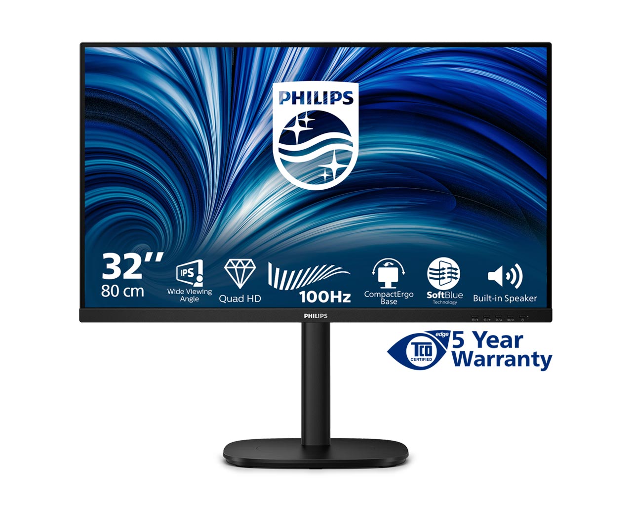 Ergonomski monitor Philips 32B2N3500 31.5 QHD IPS 100Hz