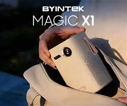 Prenosni 3LED DLP projektor BYINTEK MAGIC X1, Android,WIFI, BT,400 ANSI lumnov