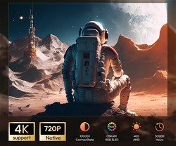Prenosni 3LED DLP projektor BYINTEK MAGIC X1, Android,WIFI, BT,400 ANSI lumnov