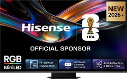 Televizor Hisense RGB MiniLED 85UR9S Smart TV 4K 180 Hz