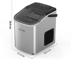 Ledomat MANTA LOVIO LVIM001SL, 112W, 10kg/24ur, 1.1L, 2 velikosti, +zajemalka