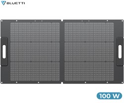 Prenosni solarni panel BLUETTI PV100, 100W moč, zložljiv,stojalo, ročaj, IP67