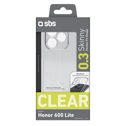 Silikonski ovitek Honor 600 Lite, prozoren 