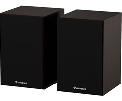 Računalniški zvočniki GENESIS ARSEN 302BT, 20W, BassReflex, gumbi, MDF, rjav