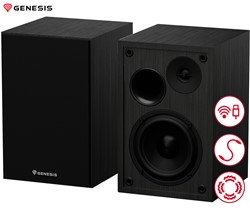 Računalniški zvočniki GENESIS ARSEN 302BT, 20W, BassReflex, gumbi, MDF, črn