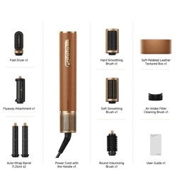 Sušilnik in oblikovalec las s 7 nastavki Dreame Airstyle Pro, rjavi