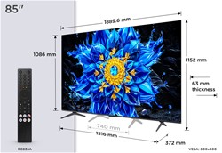 Televizor TCL 4K Premium QD-Mini LED 85P8L