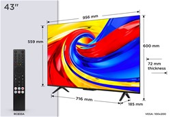Televizor TCL 4K Premium QLED 43P7L