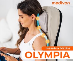 Masažna blazina MEDIVON OLYMPIA profesionalna, 3D SHIATSU / VIBRACIJSKA masaža
