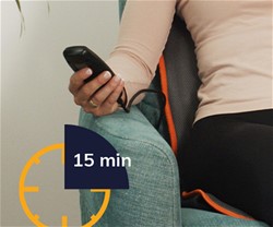 Masažna blazina MEDIVON COSY MESH, profesionalna, VIBRACIJSKA masaža, daljinec