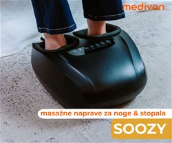 Masažna naprava za stopala MEDIVON SOOZY, profesionalna,  6 načinov, gretje