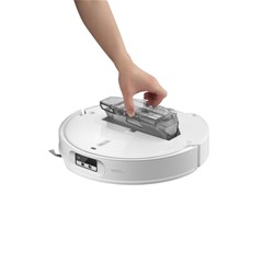 Robotski sesalnik Qrevo Edge 2 Pro s samočistilno postajo Roborock, bel