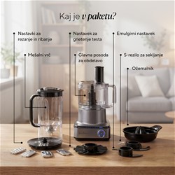 Kuhinjski robot Rosmarino MultiPrep 8v1, 1000W