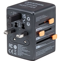 Tessan WTA02 potovalni adapter, 2x USB-A, 2x USB-C, 35W
