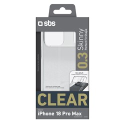 Silikonski ovitek iPhone 18 PRO MAX/17 PRO MAX, prozoren