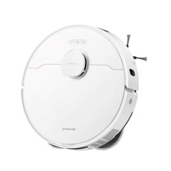 Robotski sesalnik s samopraznilno postajo Dreame D30 Ultra, bel