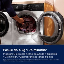 Sušilni stroj Electrolux EW6D98BEE, 8 kg