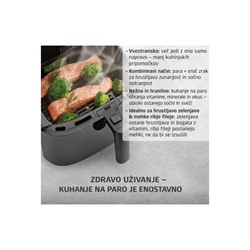 Cvrtnik na vroči zrak z dodatno funkcijo sopare 1700W CASO Steam & Air Fry 700