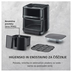 Cvrtnik na vroči zrak z dodatno funkcijo sopare 1700W CASO Steam & Air Fry 700