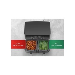 Cvrtnik na vroči zrak v kombinaciji s pečico 2 v 1 2200W CASO AirFry Duo Chef