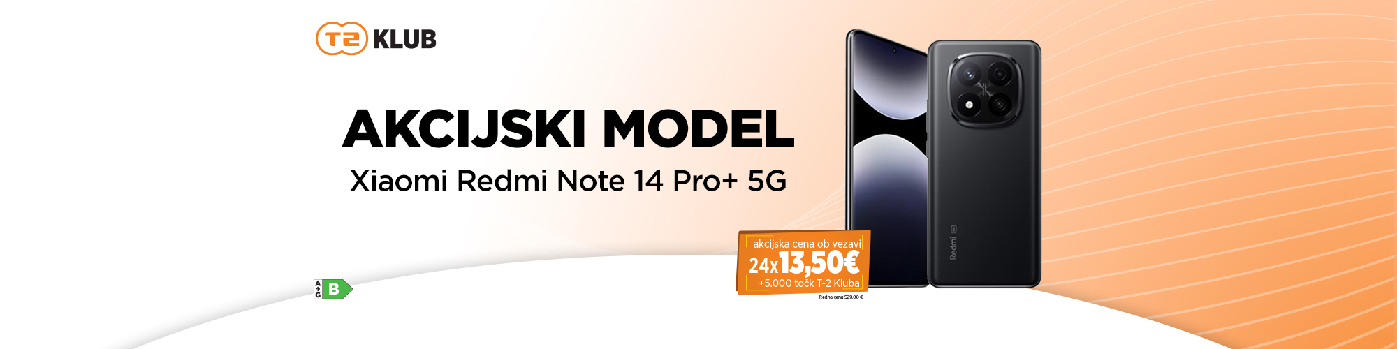 Akcijski model Avgust Redmi Note 14 Pro + 2025