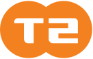 logotip T2 tako, kot mora biti
